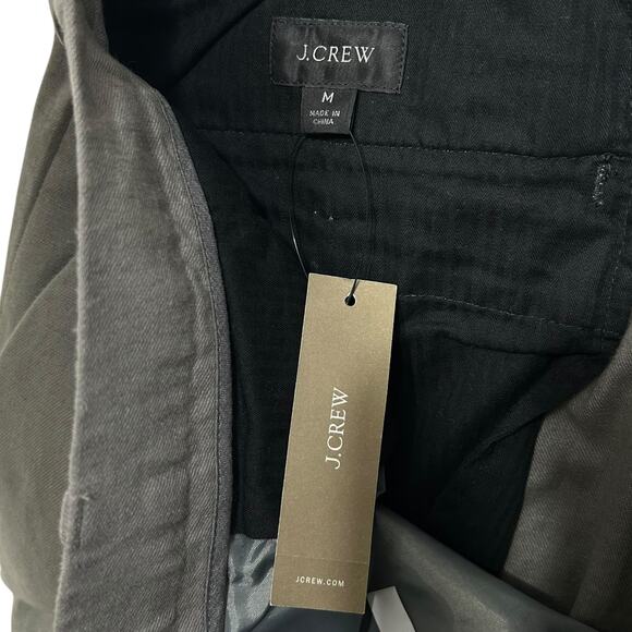 J. Crew Classic-Fit Hemp-Organic Cotton Blend Suit Pant NWT Men's Sz M Gray - Picture 4 of 7